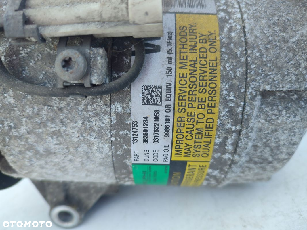 Sprężarka klimatyzacji OPEL ZAFIRA B 2.2 BENZYNA 13124753 - 5