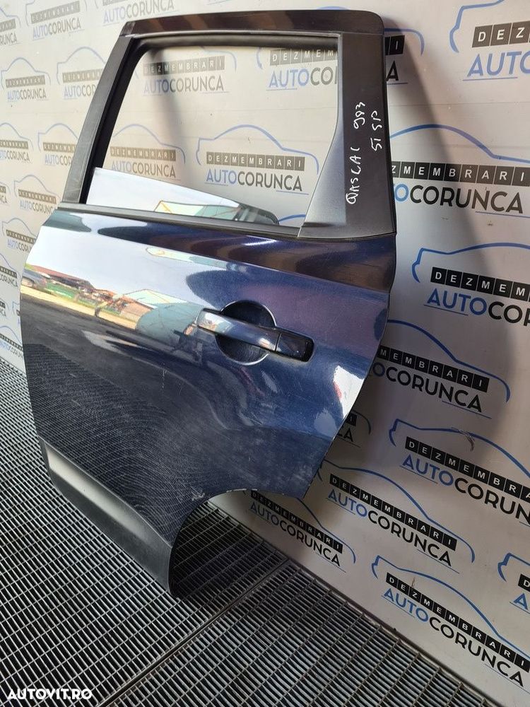 Usa Stanga Spate Nissan Qashqai Facelift 2010 - 2013 SUV 4 Usi ALBASTRU BW9 (983) ZGÂRIATA - 4