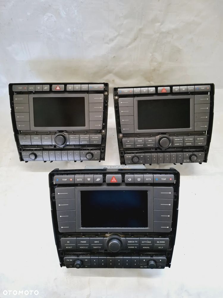 Radio Navi Nawigacja Panel Sterowania Uszkodzone 3D0035007 VW Phaeton - 1