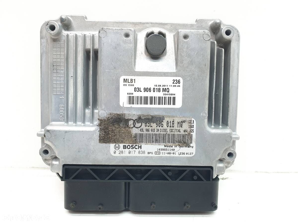 KOMPUTER STEROWNIK SILNIKA 2.0 TDI AUDI Q5 8R 8R0907807G - 1