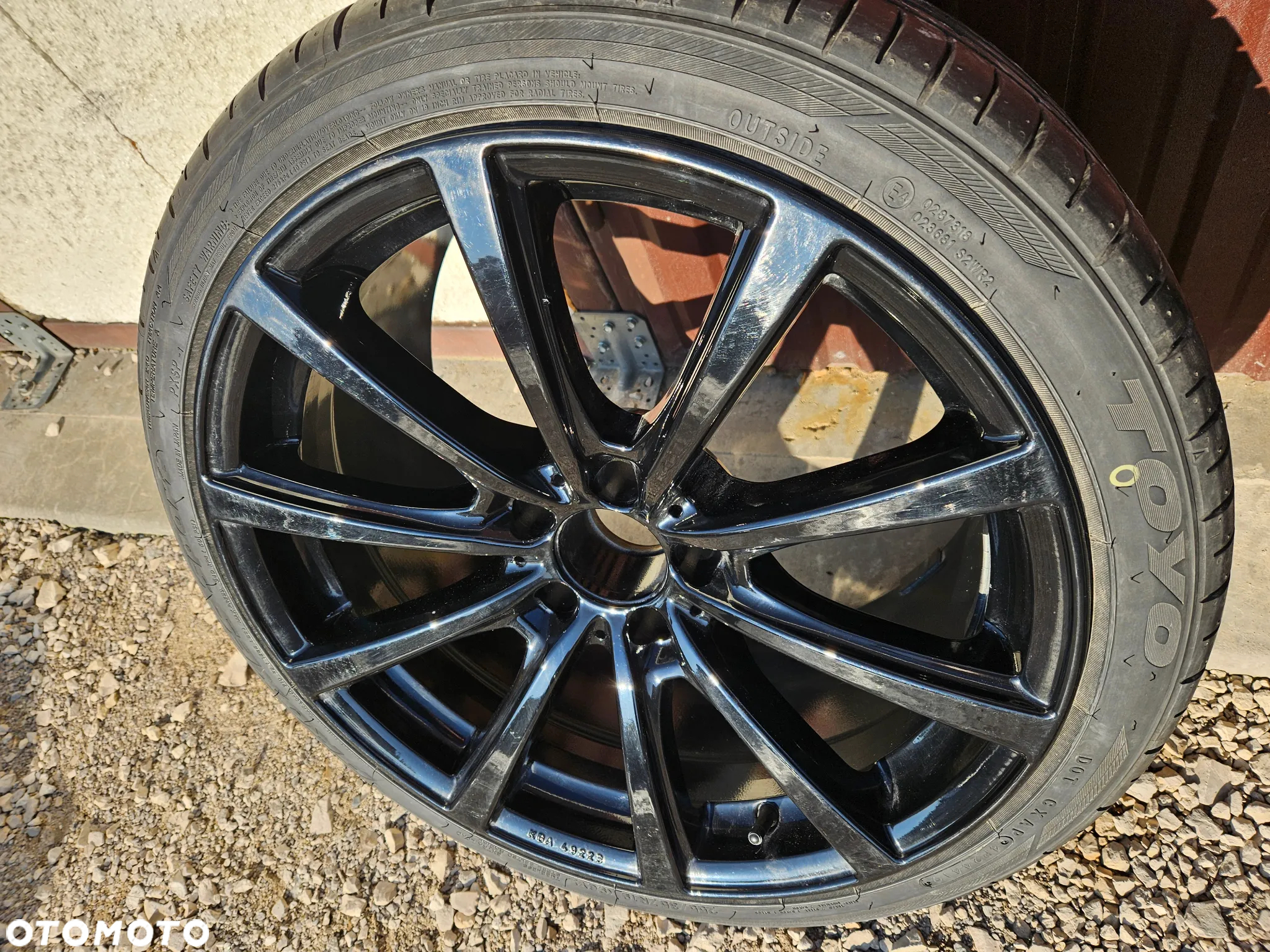 FELGI KOŁA ALUMINIOWE OPONY 19 9,5J ET25 5X112 TOYO 255 35 R 19 AUDI VOLKSWAGEN SKODA - 6