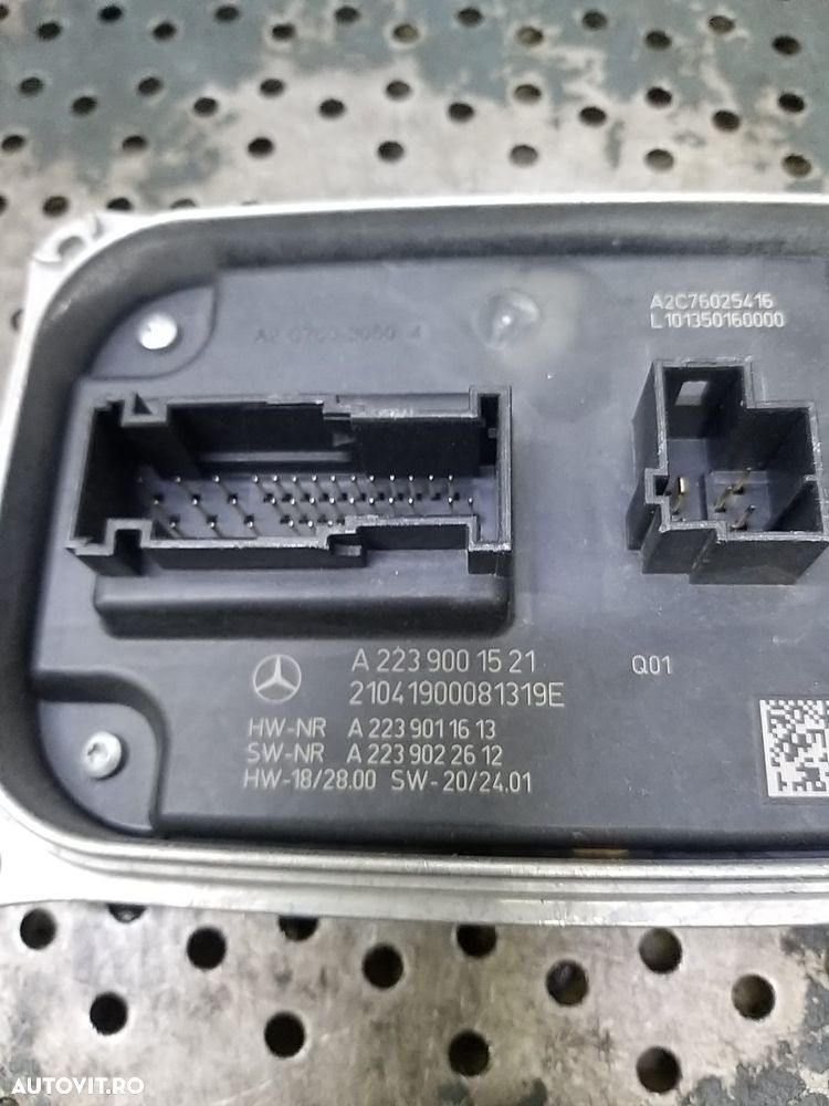 Modul balast xenon mercedes s class w223 a2239001521 a2239011613 a2239022612 - 3