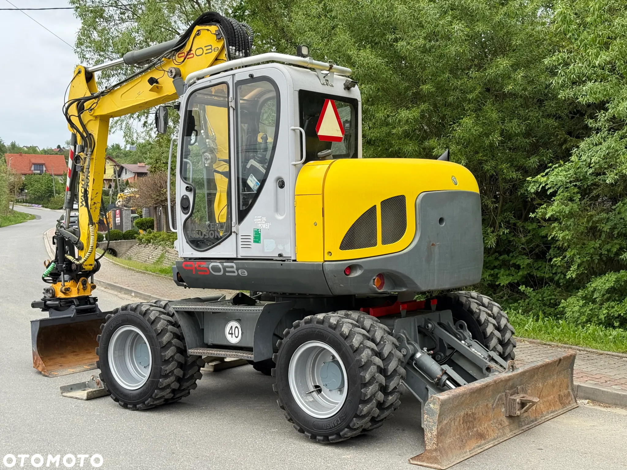 Wacker Neuson * Koparka Kołowa * Wacker Neuson 9503 * Rototilt * Bardzo Dobry Stan * - 8