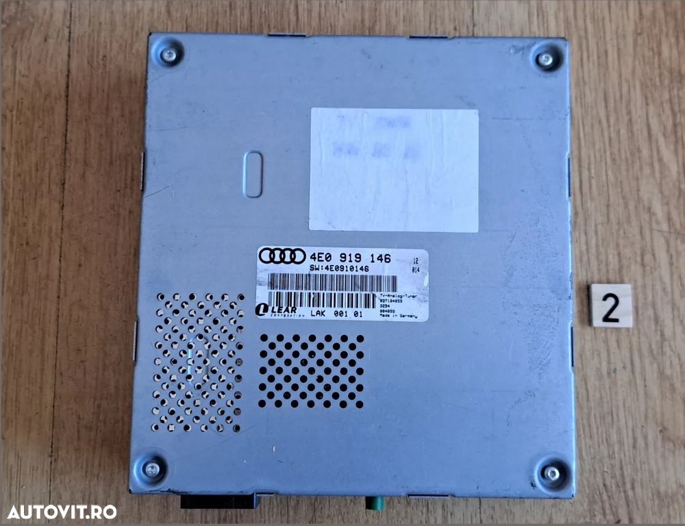 Modul TV tuner Audio Radio Audi A8 D3 ( 4E2, 4E8 ) A6 C6 2002-2003-2004-2005-2006-207-2008-2009-2010 - 1