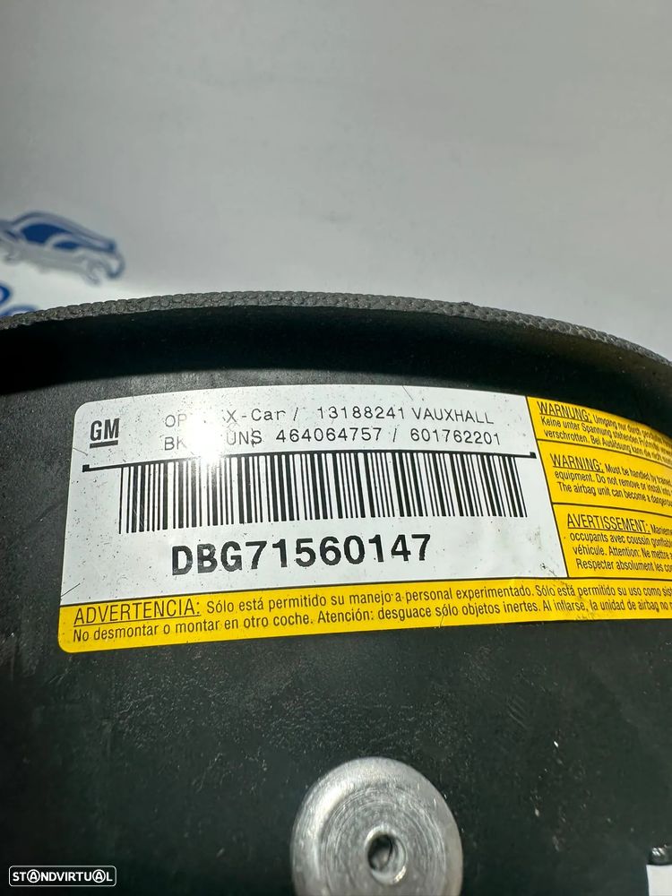 .Airbag Volante Guiador Original GM Opel 13188241 2000 - 2010 - 8