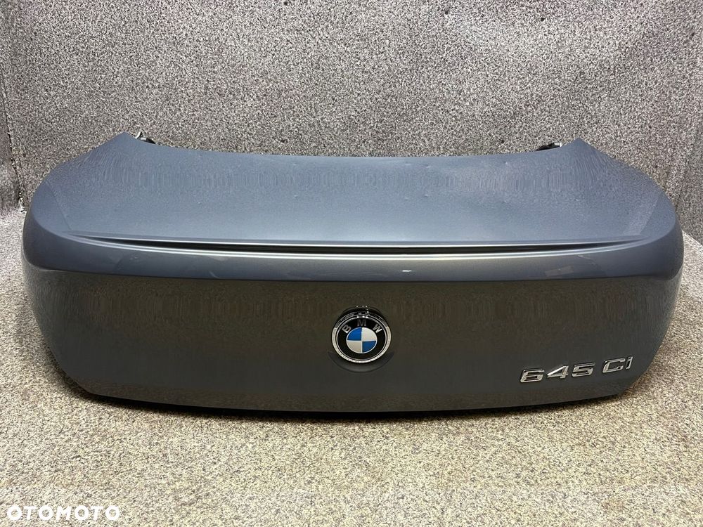 Klapa bagaznika tyl klamka zamek 440/7 STRATUS METALLIC BMW E63 645Ci ładna - 2