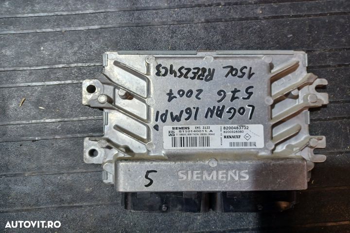 Calculator motor ECU S110140011 8200483732 - 1.6 MPI S110140011 82004 - 1