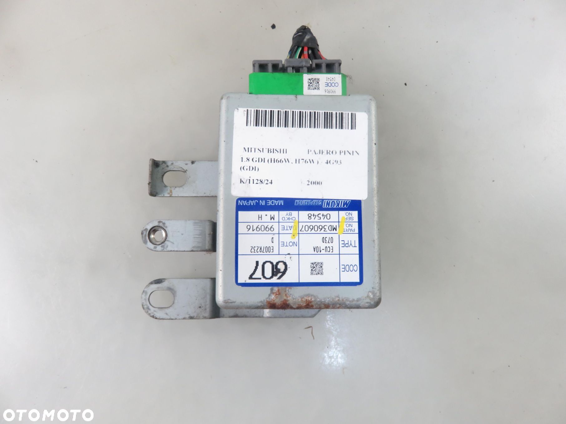 STEROWNIK WTRYSKU MITSUBISHI PAJERO PININ 1.8 GDI MD360607 - 1