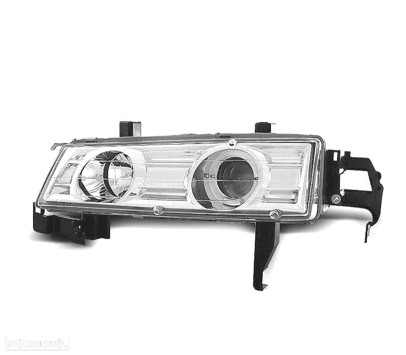 FARÓIS ANGEL EYES HONDA PRELUDE 92-96 FUNDO CROMADO - 2