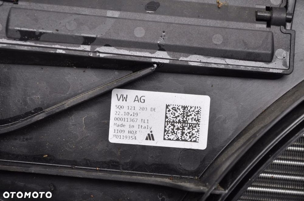 VW TIGUAN II 2.0 TDI KOMPLET CHŁODNIC WENTYLATOR - 14