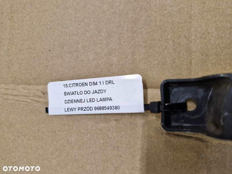 CITROEN DS4 1 I DRL ŚWIATŁO DO JAZDY DZIENNEJ LED LAMPA LEWY 9688549380 - 5