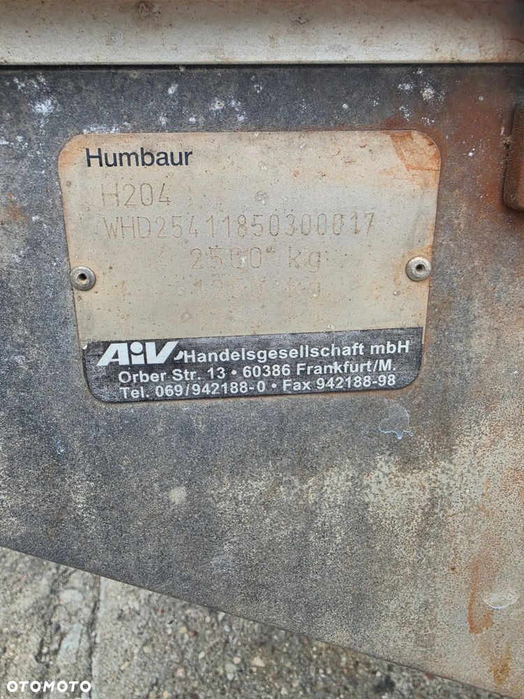 Humbaur HT 2000/2500G - 9