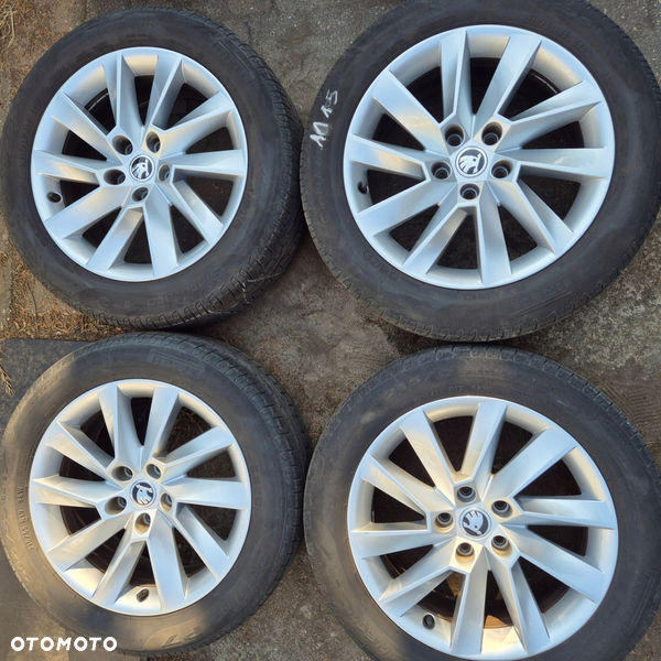LATO KOŁA 17 SKODA SUPERB OCTAVIA VW PASSAT TOURAN SHARAN T-ROC 215/55 R17