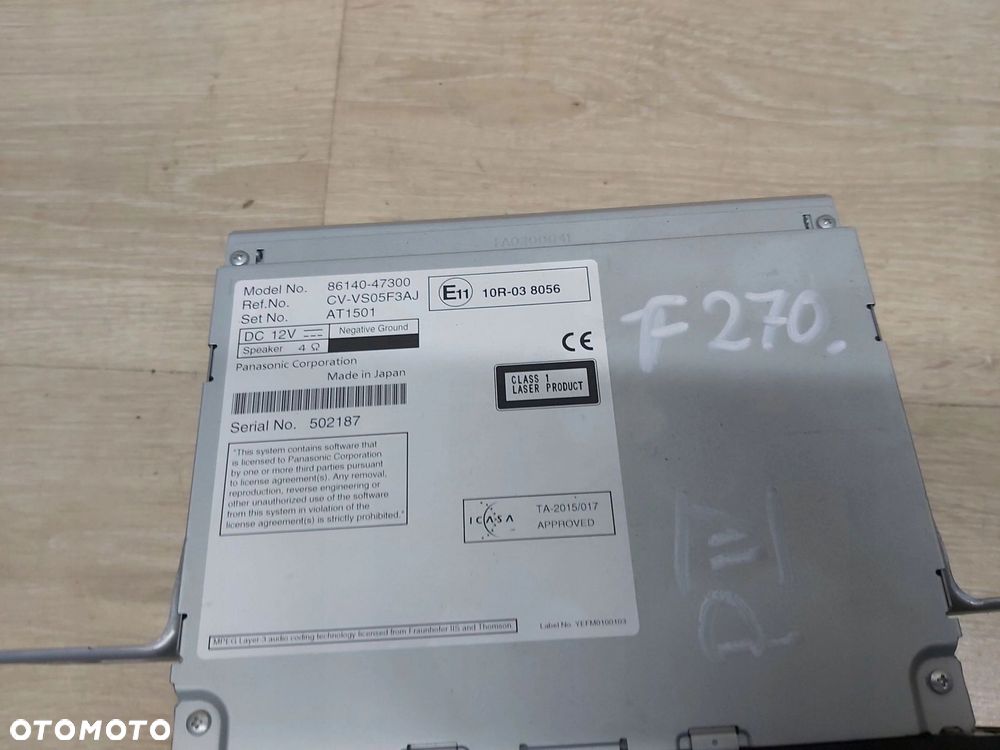 Toyota Prius IV xw50 Radio ekran wyświetlacz - 3