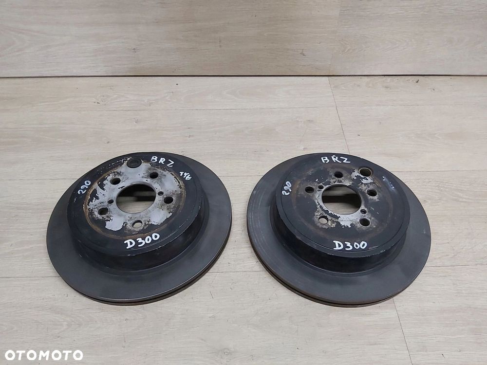 TOYOTA GT86 Subaru BRZ Scion tarcze tarcza hamulcowa tył - 1