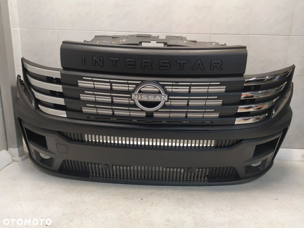 NISSAN INTERSTAR 2025- ZDERZAK PRZÓD PRZEDNI GRILL ATRAPA CHŁODNICY 6xPDC HALOGENY KOMPLET NOWY ORYGINAŁ - 12