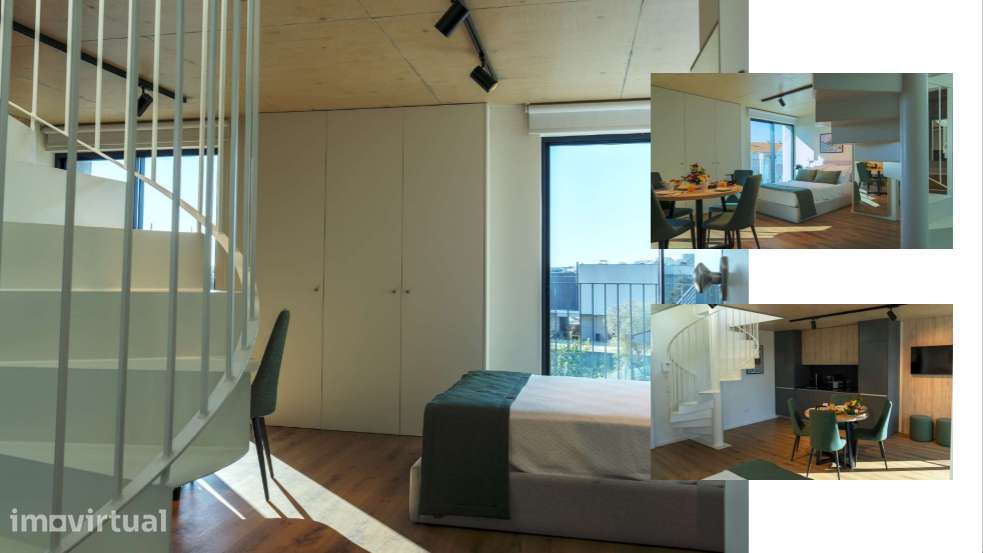 Apartamento T0 c/Varanda e Terraço junto à Marina D'Afurada - Grande imagem: 5/13