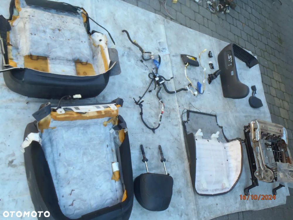 fotel fotele stelaż oparcie siedzisko wiązka instalacja fotela zagłówek ślimak zębatka silniczek regulacji fotela skóra gąbka poduszka powietrzna air bag fotela lewa  mata grzewcza toyota rav 4 IV - 4