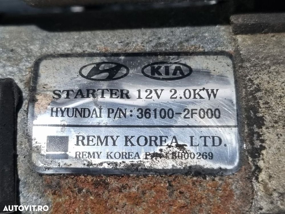 Electromotor Hyundai IX35 2.0 CRDI 2010 - 2019 100kW 136CP 1995CC Manuala D4HA (1491) ... - 4
