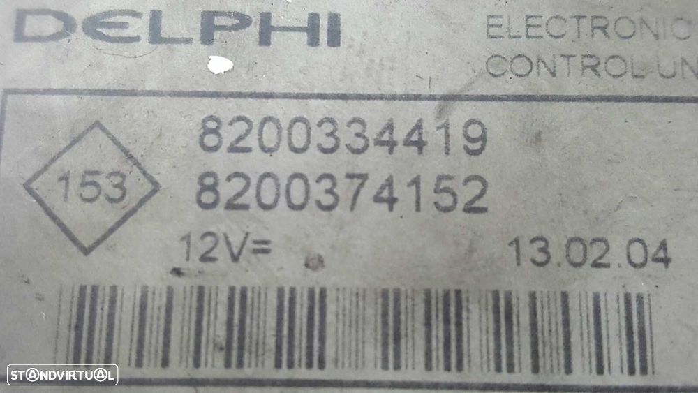 CENTRALINA DO MOTOR UCE RENAULT SCENIC II CONFORT AUTHENTIQUE - 4