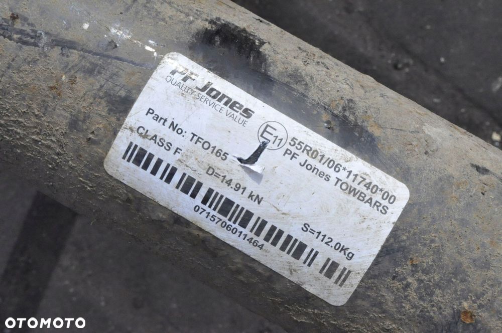 FORD TRANSIT CUSTOM HAK HOLOWNICZY PF JONES TFO165 - 7