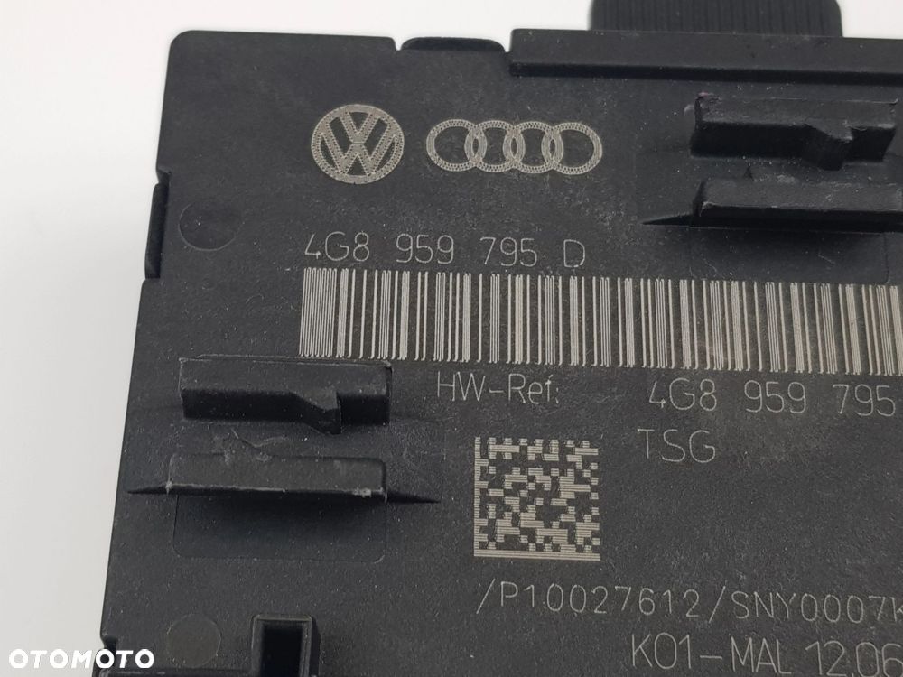 Sterownik Moduł drzwi Lewy Prawy Tył Audi A6 C7 A7 4G 4G8959795D - 10