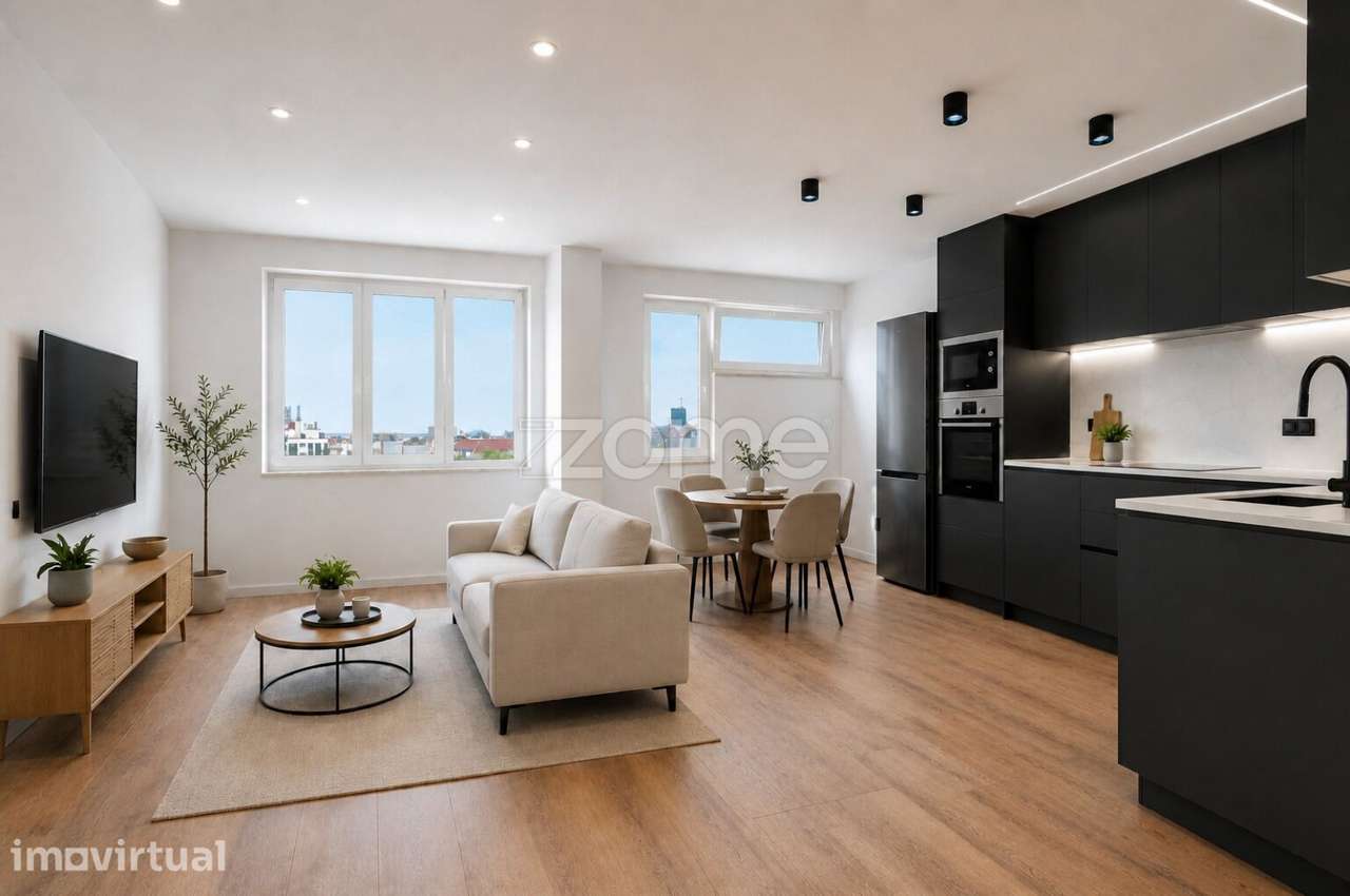 T2 Totalmente Renovado a Estrear | Open Space | 8.º Andar | 2 Eleva... - Grande imagem: 3/23