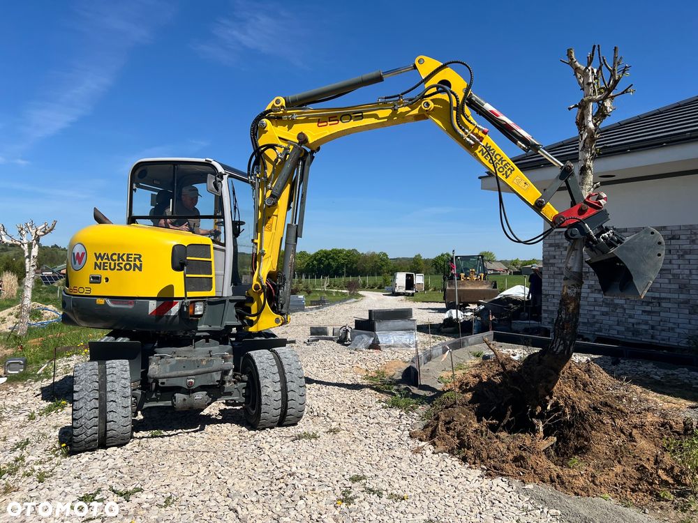 Wacker Neuson Mini KOPARKA KOŁOWA WACKER NEUSON 6503 WD 5,8t Długie ramie 3xłamane Dodatkowa hydraulika SZYBKA SKRĘTNA 2x łyżki Wiertnica skarpowa hydrauliczna Yanmar 2009r 3060mth - 39