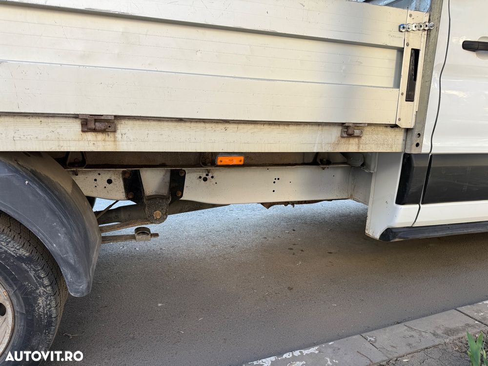 Ford Transit an 2020 L3 Unic Proprietar Dokka 7 locuri punte dubla bena camioneta basculabila NU Mercedes VW IVECO 35c Peugeot 131cai Carte Service Fără probleme - 24