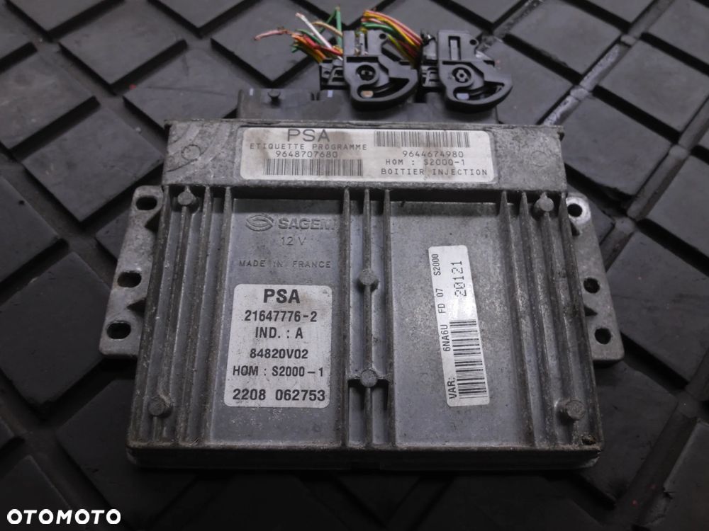 CITROEN XSARA 1.8 KOMPUTER SILNIKA STEROWNIKA 9644674980 POSIADAM 2 SZT - 1