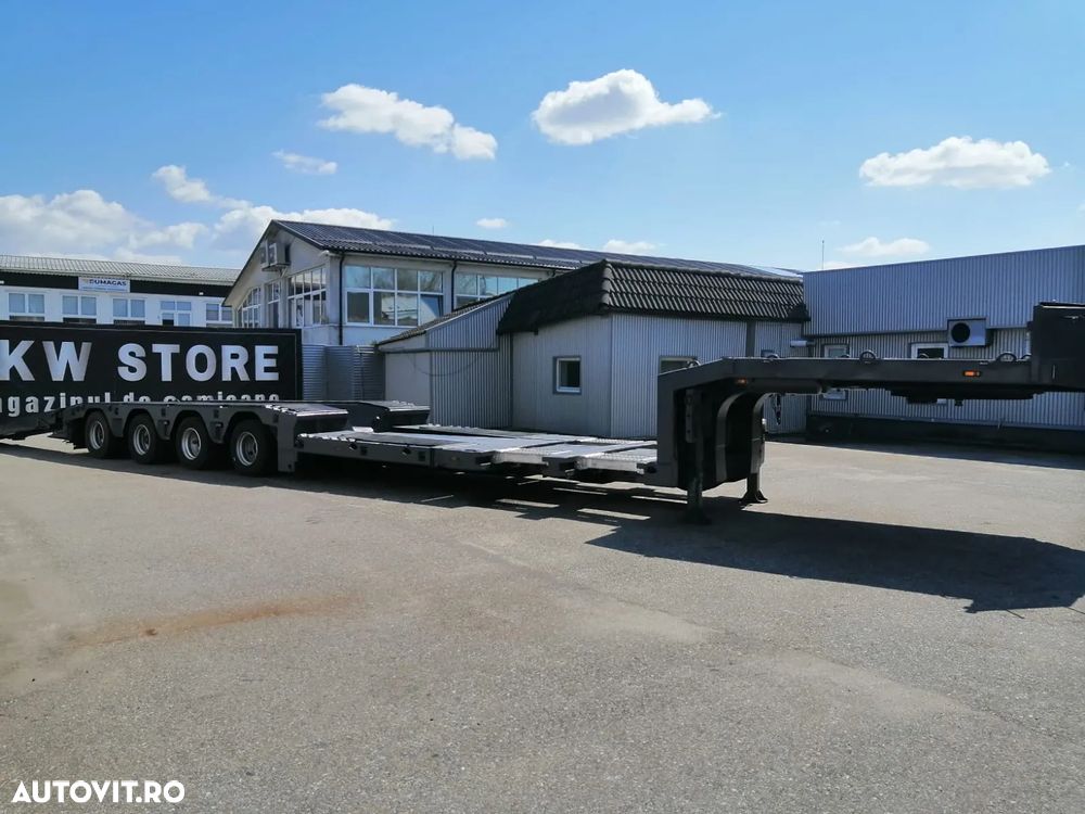 Langendorf Trailer-Tiefbett, 4 Axe, 59 to, extensie, TOP !!! - 3