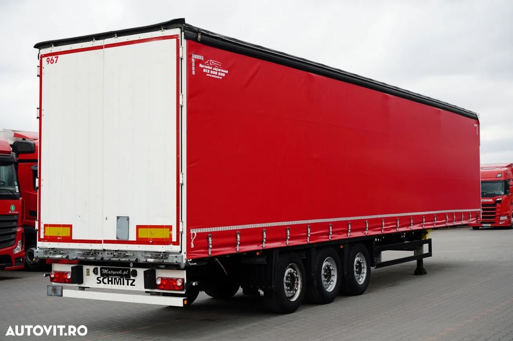 Schmitz Cargobull CORTINĂ / JOLODA / REMORCA RODA / VARIOS / 385/55 R22.5 / ACOPERIȘ CULISANT - 5