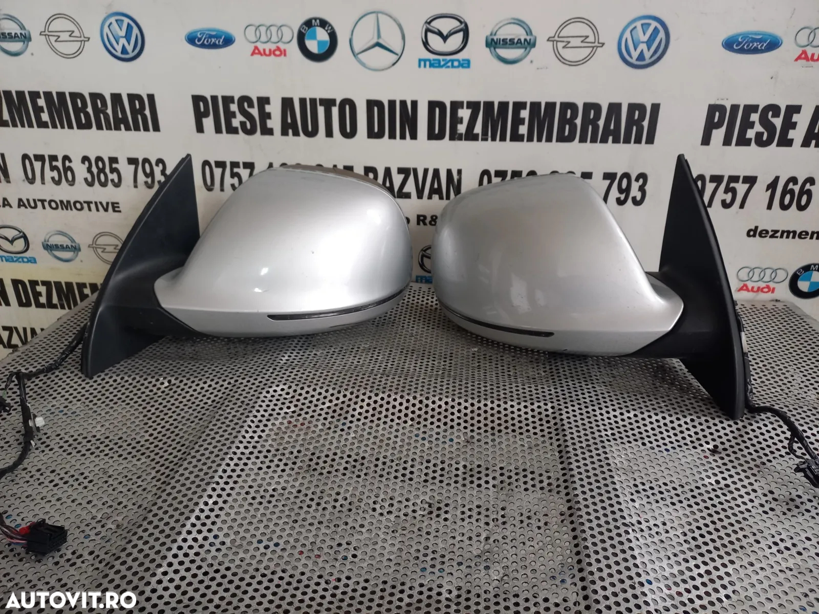 Oglinzi Oglinda Stanga Dreapta Audi Q7 4L De Anglia Cu Rabatare Electrica Si Lumini Ambientale - De - 10
