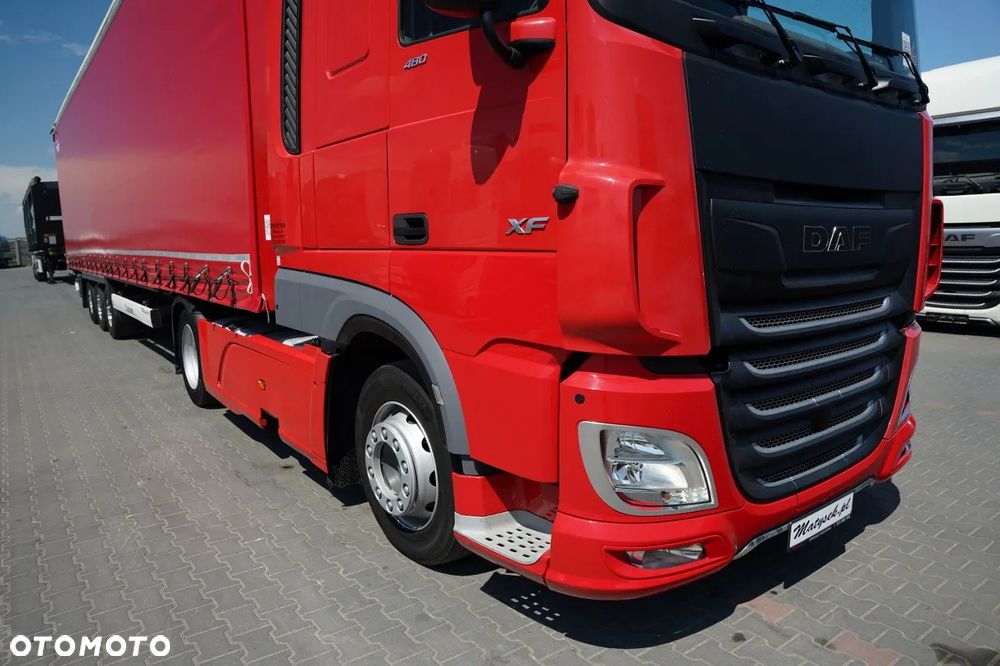 DAF XF 480 / ZESTAW / MEGA / SSC / + KRONE / FIRANKA / MEGA / OŚ PODNOSZONA / DACH PODNOSZONY / - 11