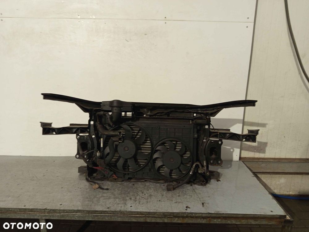 + PAS PRZEDNI VW VOLKSWAGEN GOLF 5 V PLUS + 1.6 BENZYNA WZMOCNIENIE CZOŁOWE CHŁODNICA WODY WENTYLATORY - 5