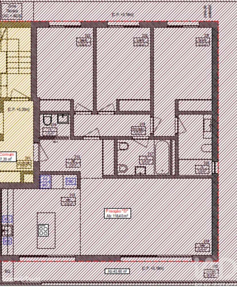 Apartamento T3 em Mexilhoeira Grande de 161,00 m2 - Grande imagem: 3/9