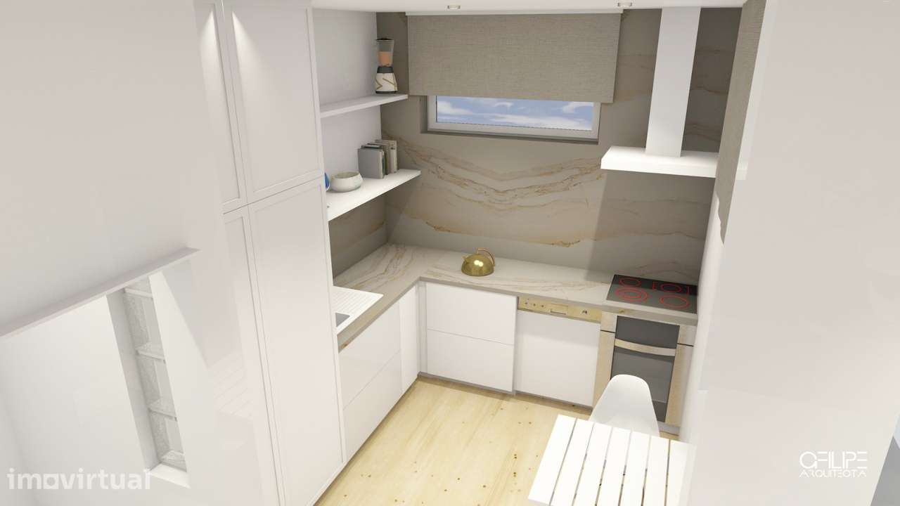 T3 Duplex com garagem para 2 carros, junto à praça 8 de maio - Grande imagem: 4/17