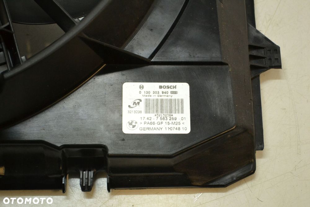 WENTYLATOR CHŁODNICY BMW E90 E91 E87 2.0D 7801993 7561711 - 4