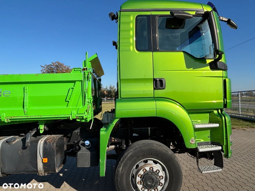 MAN TGS 18.360 4x4 napęd na wał (nie HYDRODRIVE) wywrotka MEILLER ,  zaczep przyczepy , - 21