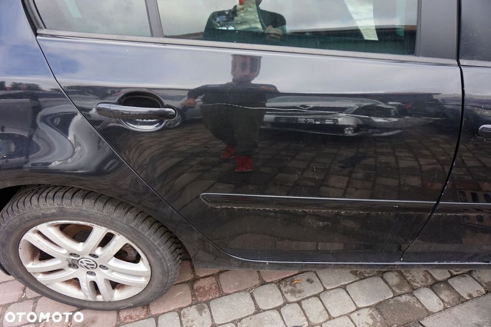 DRZWI TYLNE PRAWE GOLF V 5D HB LC9Z  CZARNY VOLKSWAGEN 2003-2009 - 2