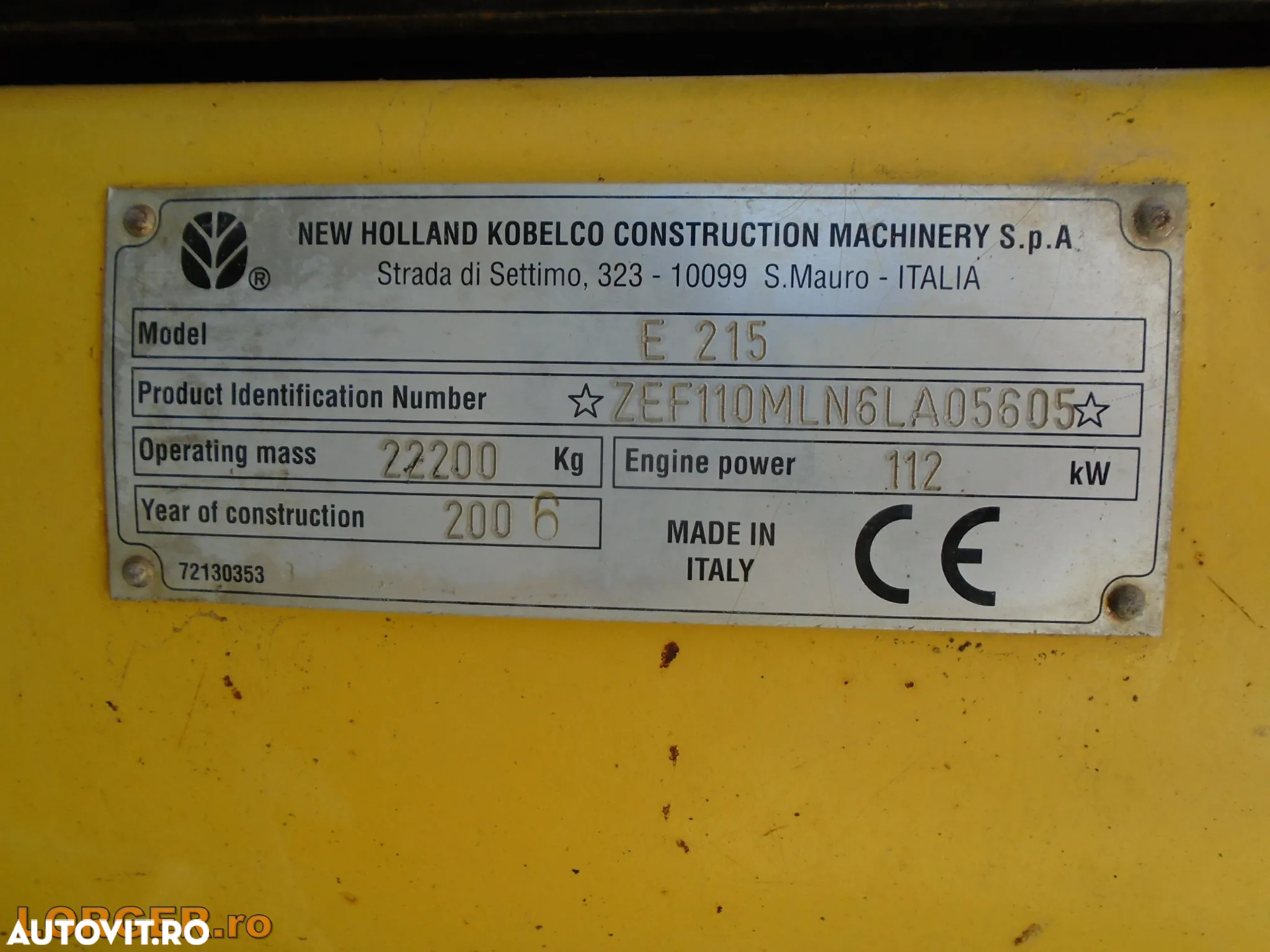New Holland E 215 - 13
