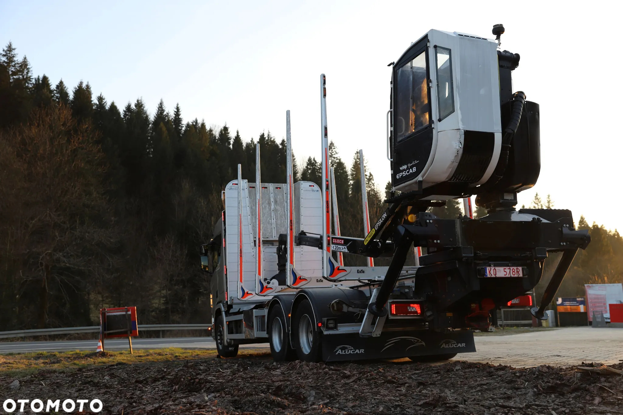 Scania R650 6X4 EURO 6 Resor Resor Dzwig Epsilon z Kabina Do drewna Lasu dłużycy kłody Palfinger - 8
