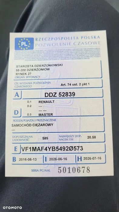 Renault Master DMC 2.5T - 2