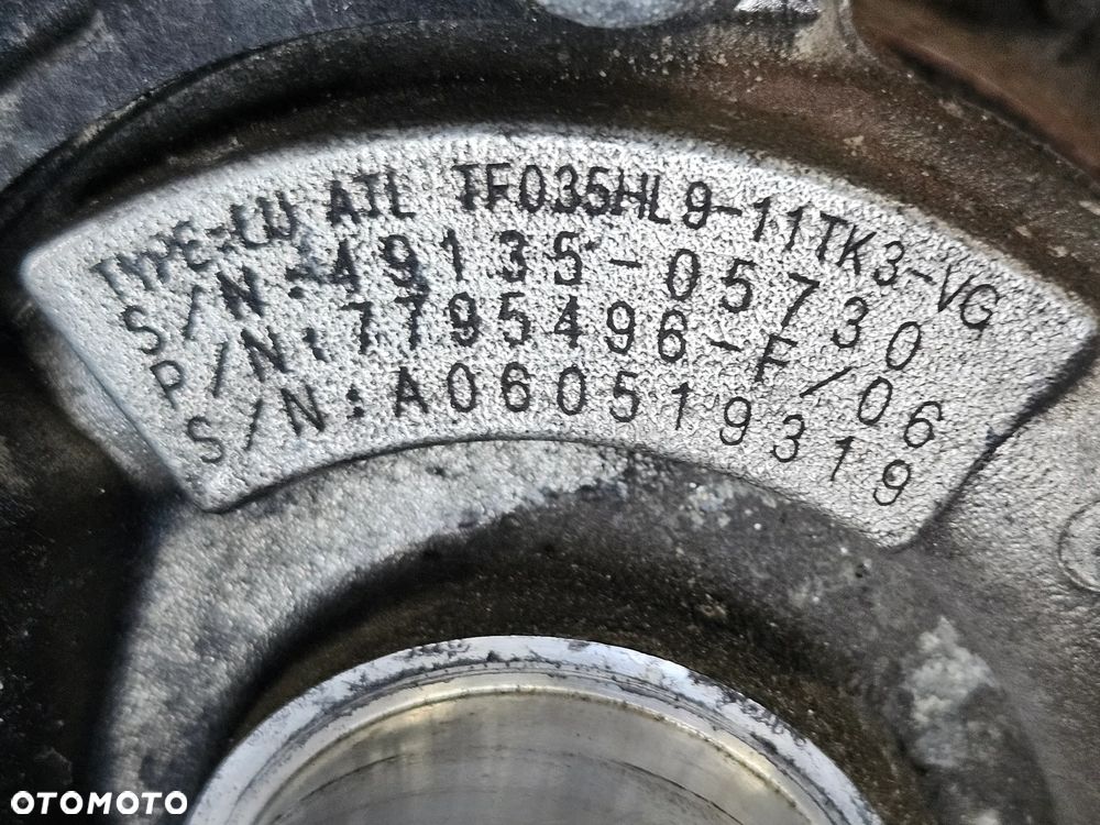 BMW E60 E90 E83 X3 2.0 D 2.0D turbo turbosprężarka - 5