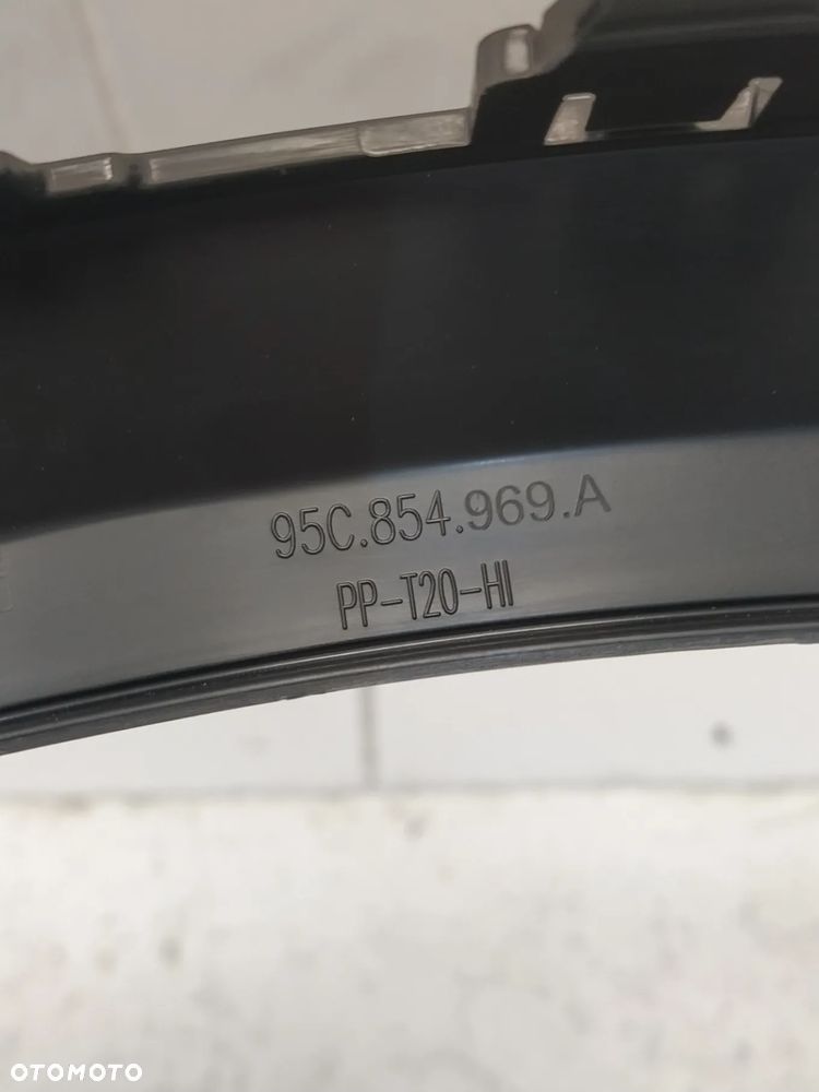 PORSCHE MACAN II TURBO 95C 24- NAKŁADKA LISTWA BŁOTNIKA LEWA PRAWA TYŁ TYLNA PRZÓD PRZEDNIA KOMPLET CZARNY MAT ORYGINAŁ - 24