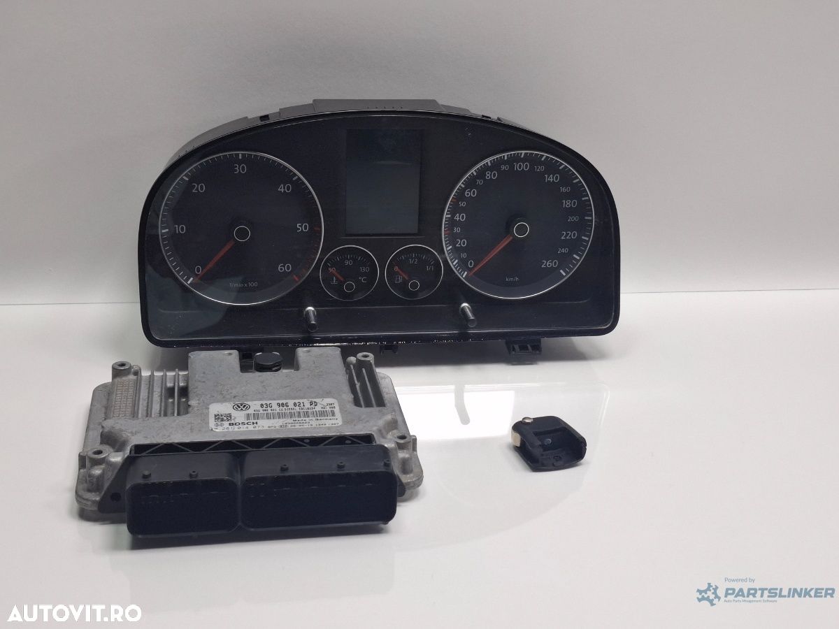 Kit  de pornire VOLKSWAGEN TOURAN 1T1, 1T2 2003 - 2010 TDI BMM BOSCH 0281014073 03G906021PD , 1T0920874A - 1