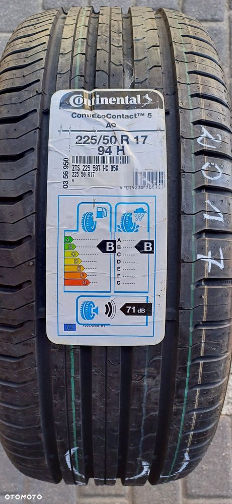 CONTINENTAL 225/50R17 94H , pojedyńcza nie używana opona letnia. - 2