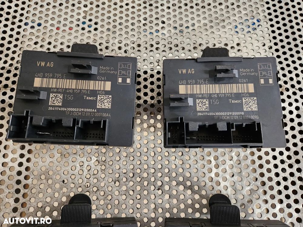 Modul Usa/Confort Stanga Dreapta Fata Spate Audi A8 D4 4H An 2010-2011-2012-2013-2014-2015-2016-2017 Motor CLA 3.0 Diesel Euro 5 Quattro Cod 4H09597903S 4H0959792H 4H0959795E - Dezmembrari Arad - 3