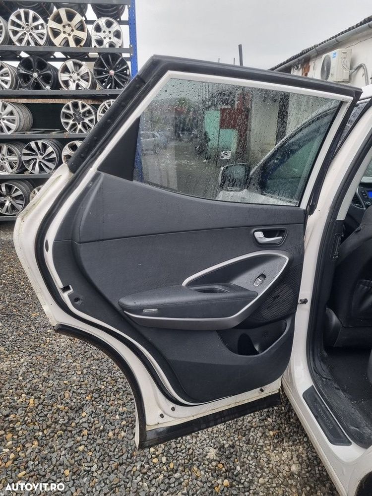 Usa Stanga Spate Hyundai Santa Fe 3 2012 - 2016 SUV 4 Usi Creamy White NCW (1351) - 2