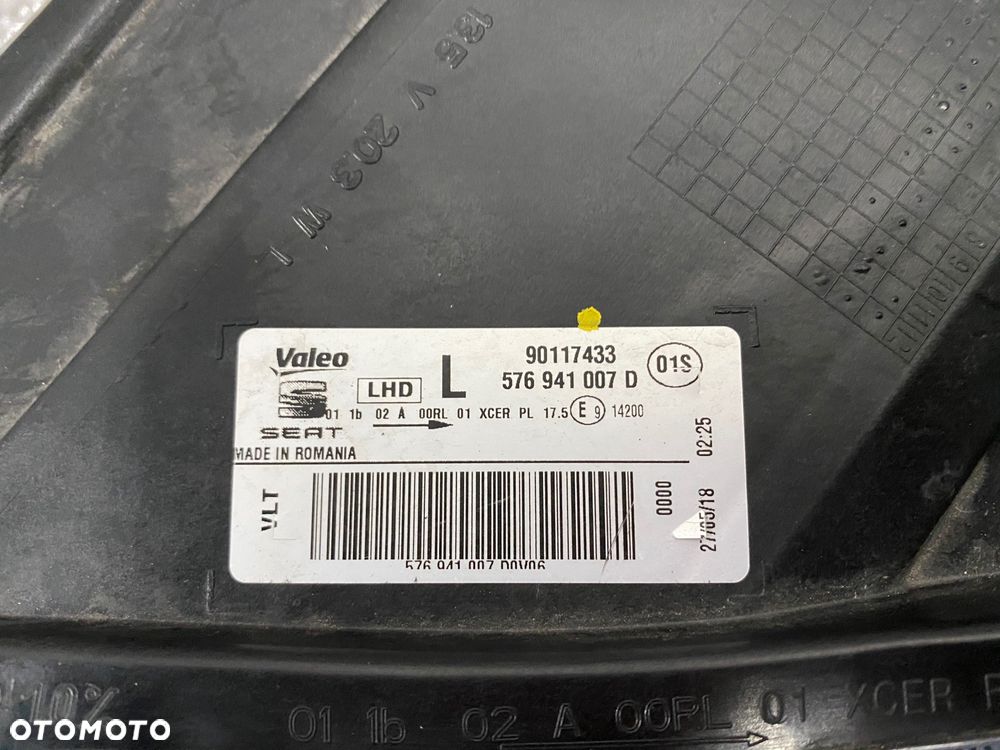 LAMPA LEWA FULL LED SEAT ATECA 576941007D - 6